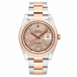 Rolex Datejust 41MM Sundust Diamond Dial 126331 18k RG & SS